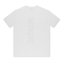 Load image into Gallery viewer, VERTICAL LOGO TEE (WHITE)
